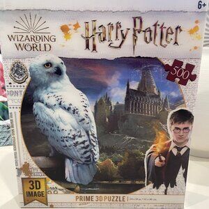 Harry Potter Hedwig 3D Image 500 Piece Puzzle